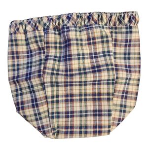 Longaberger Pen Pal Basket Woven Traditions Desktop Plaid Liner Only